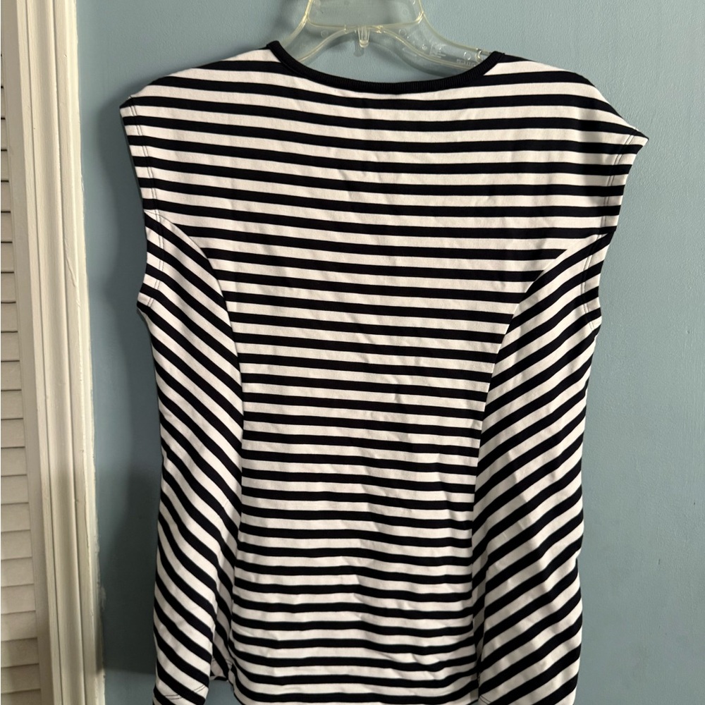 CAbi Black and White Striped Knit Top - Picture 6 of 16